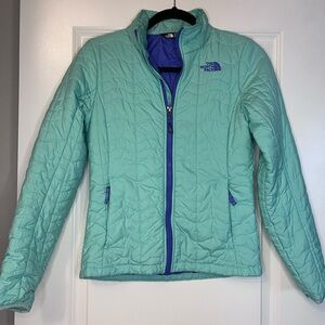The North Face Light Puffer Jacket Women’s XSmall Mint Green Insulated